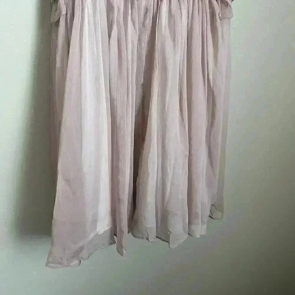 Nasty Gal Ruffle Dress Dusty Rose Size Medium - Picture 4 of 11